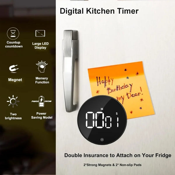 Smart LED Cooking Timer