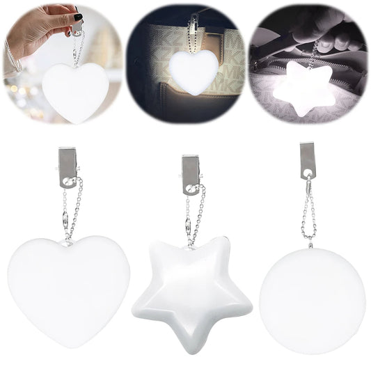 Heart Glow Purse Charm