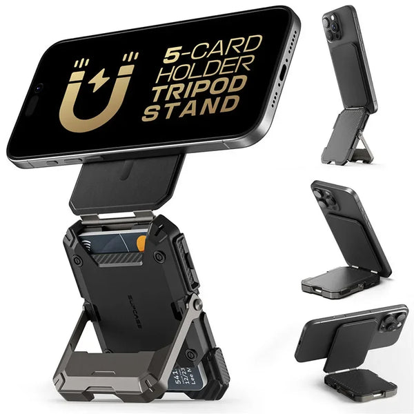 Magnetic Tripod Phone Wallet