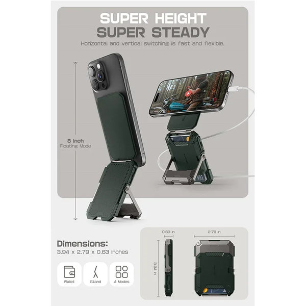 Magnetic Tripod Phone Wallet